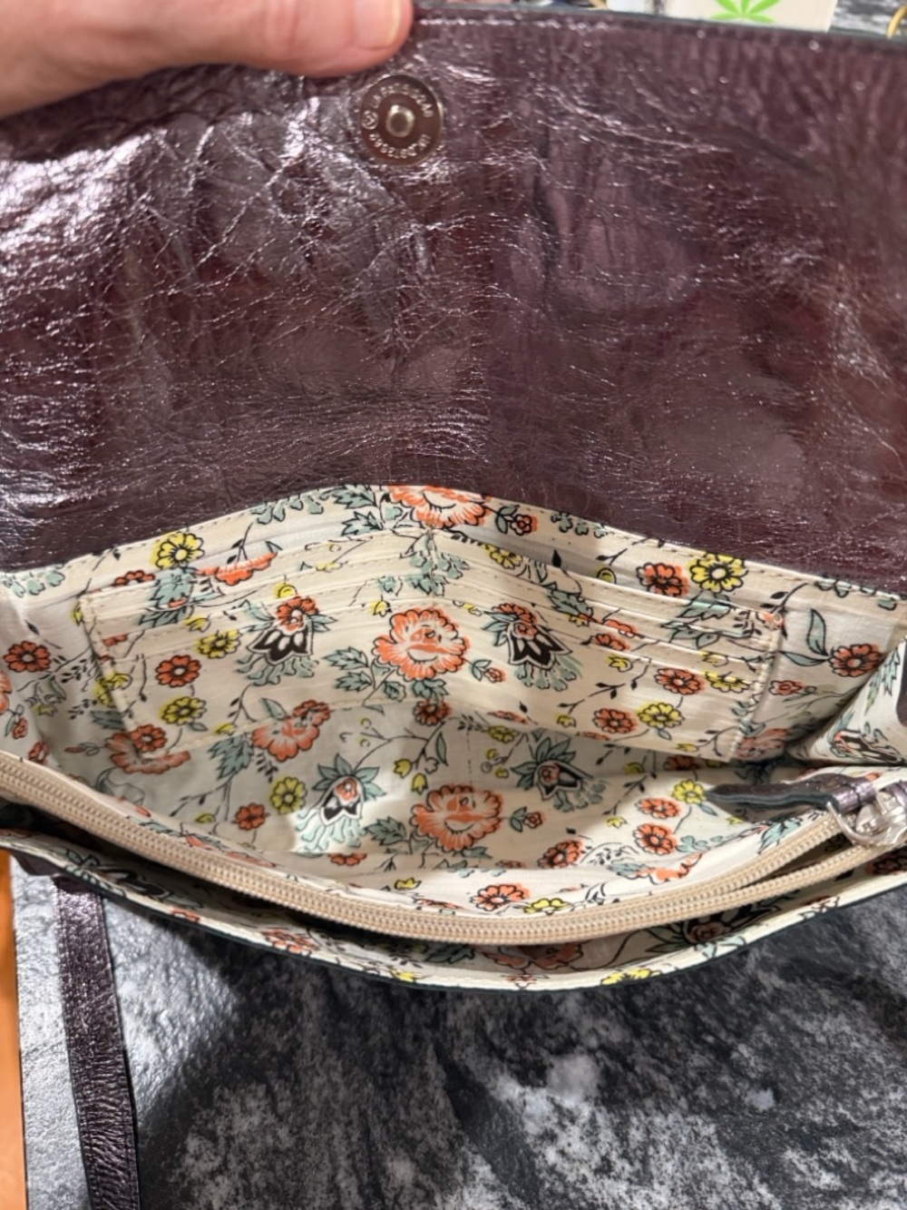 Latico Leather Crossbody Clutch in Metallic Brown - Picture 6 of 9